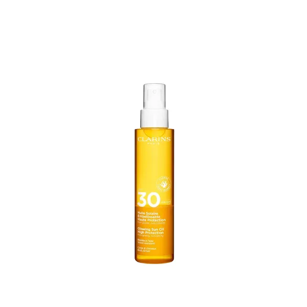 클라란스 선케어 글로잉 선 오일 하이 프로텍션 SPF30