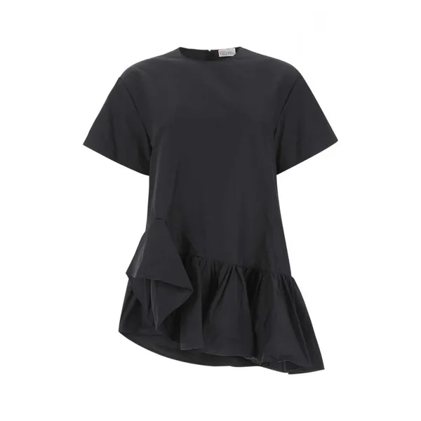 레드 발렌티노 라운드넥 티셔츠