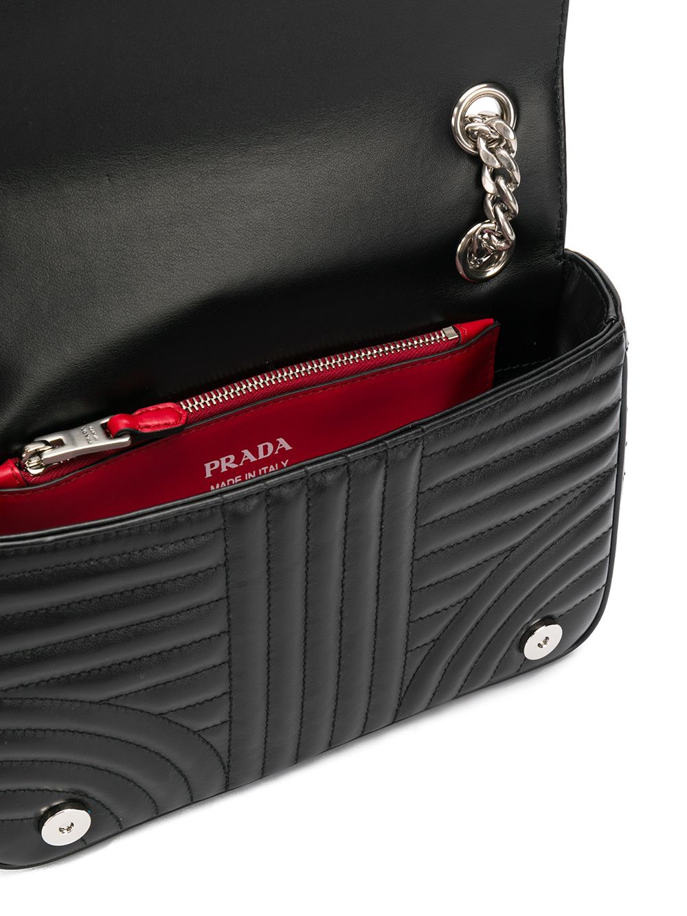 프라다 다이어그램 퀼팅 숄더백