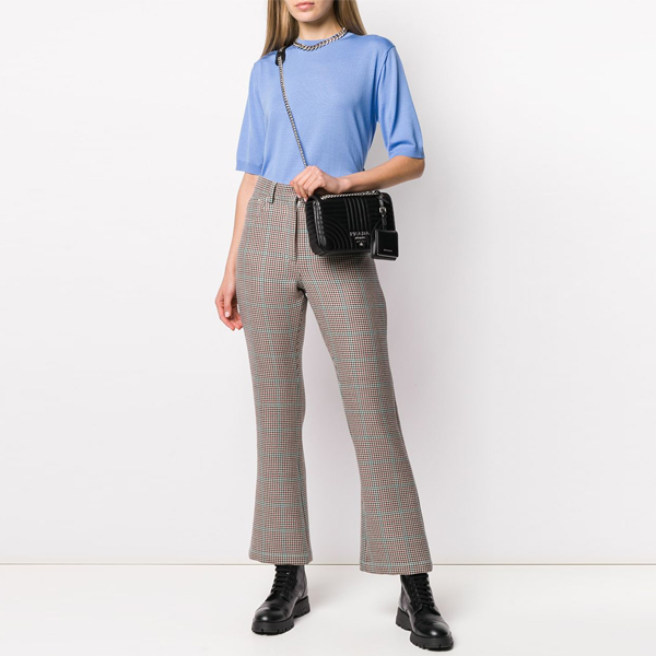 프라다 다이어그램 퀼팅 숄더백