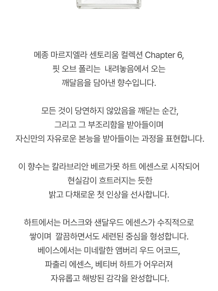 메종 마르지엘라 센토리움 핏 오브 폴리 퍼퓸