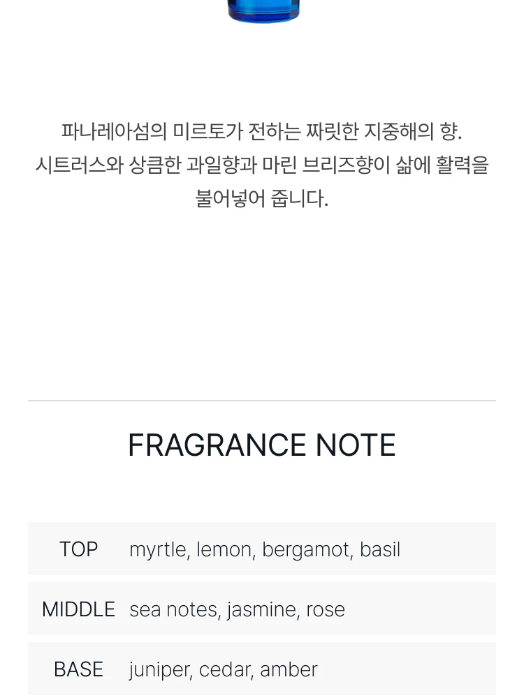 아쿠아 디 파르마 (SET) 피코 디 아말피 EDT 30ml + 미르토 디 파나레아 EDT 30ml