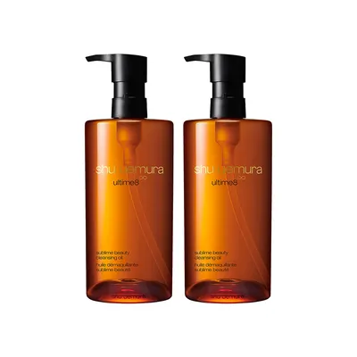 슈에무라 얼티메이트 서블라임 뷰티 클렌징오일 듀오