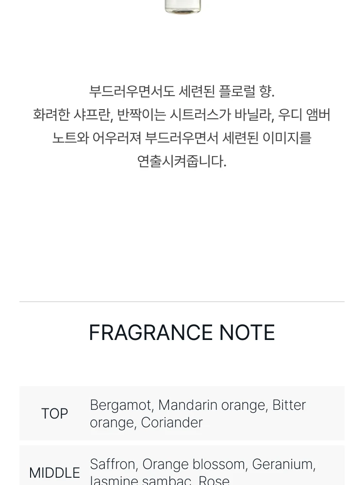 아쿠아 디 파르마 자페라노 오 드 퍼퓸 바이알