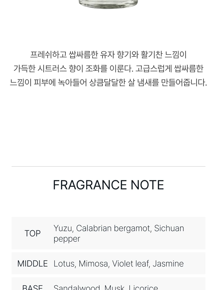 아쿠아 디 파르마 유자 오 드 퍼퓸