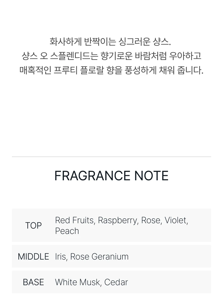 샤넬 샹스 오 스플렌디드 오 드 퍼퓸