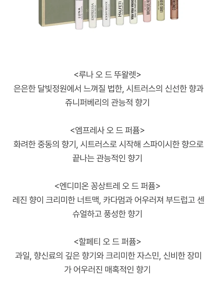 펜할리곤스 센트 라이브러리 디스커버리 세트 8
