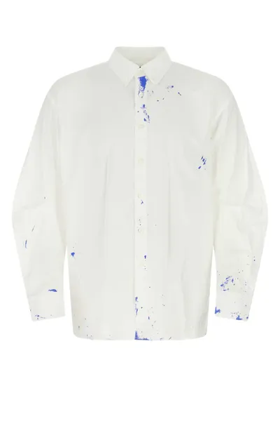 아더에러 페인트 이펙트 버튼 셔츠