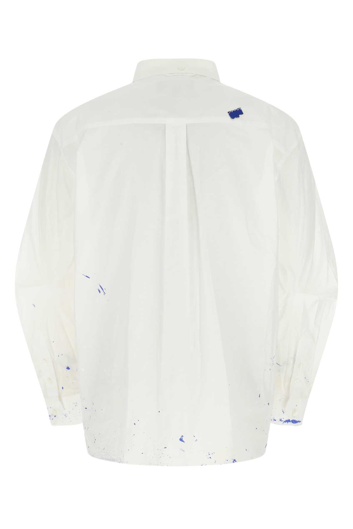 아더에러 페인트 이펙트 버튼 셔츠