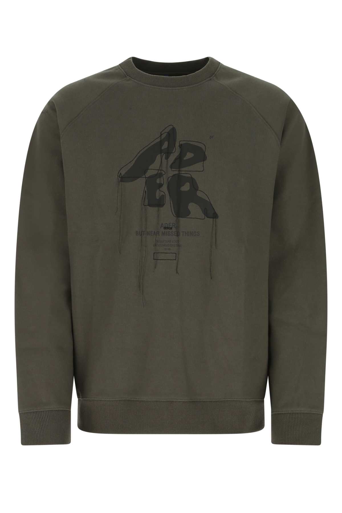 아더에러 로고 프린트 크루넥 맨투맨