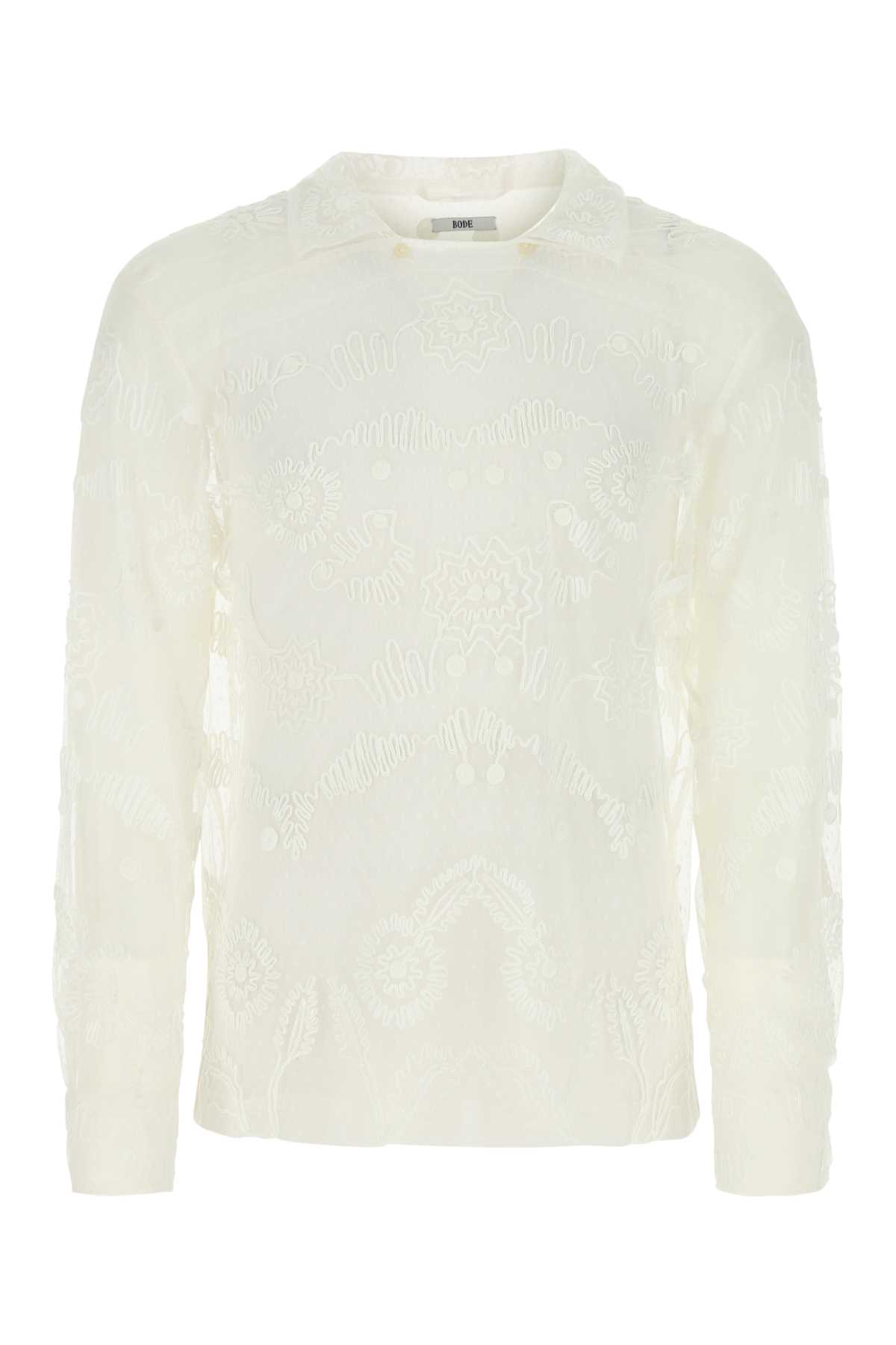 보디 컨투어 리본 셔츠