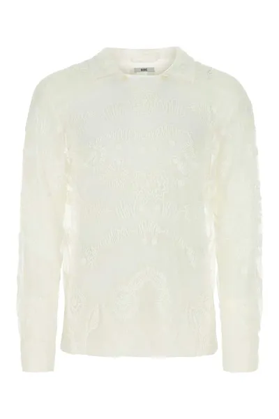 보디 컨투어 리본 셔츠