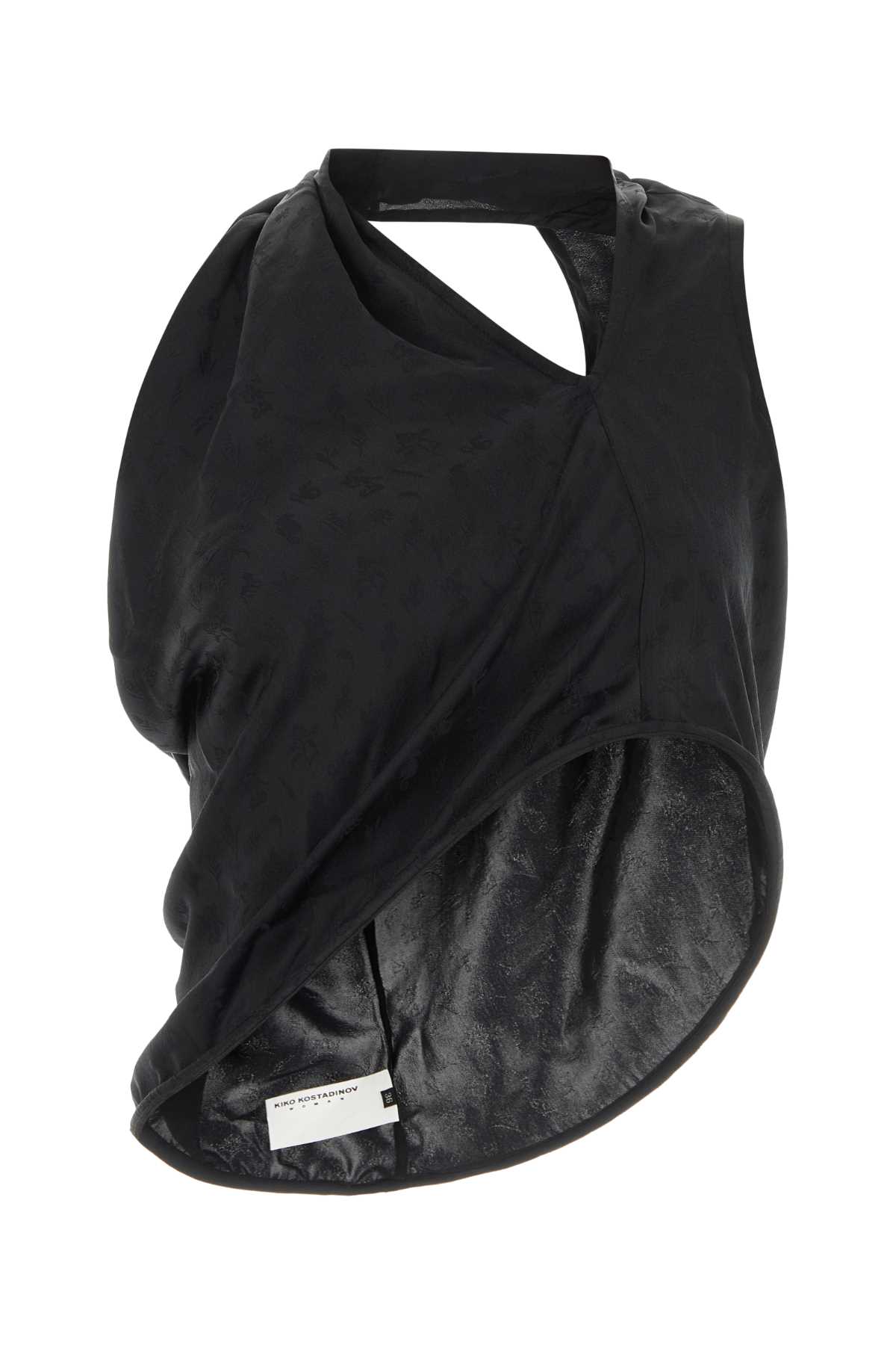 키코 코스타디노브 원숄더 슬리브리스 탑