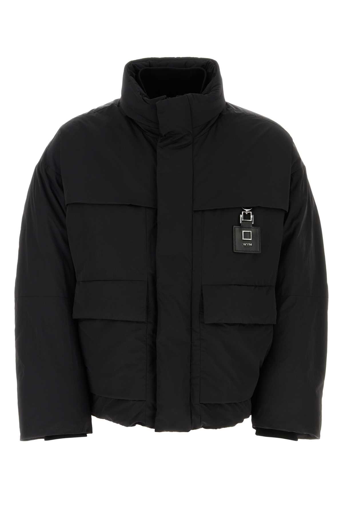 우영미 로고 택 포인트 점퍼