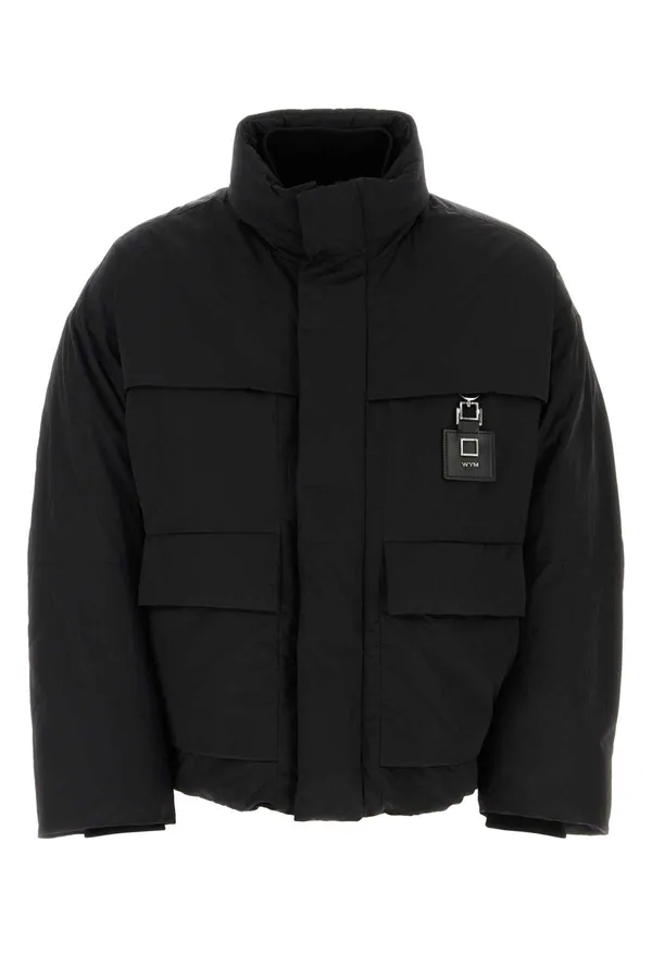 우영미 로고 택 포인트 점퍼