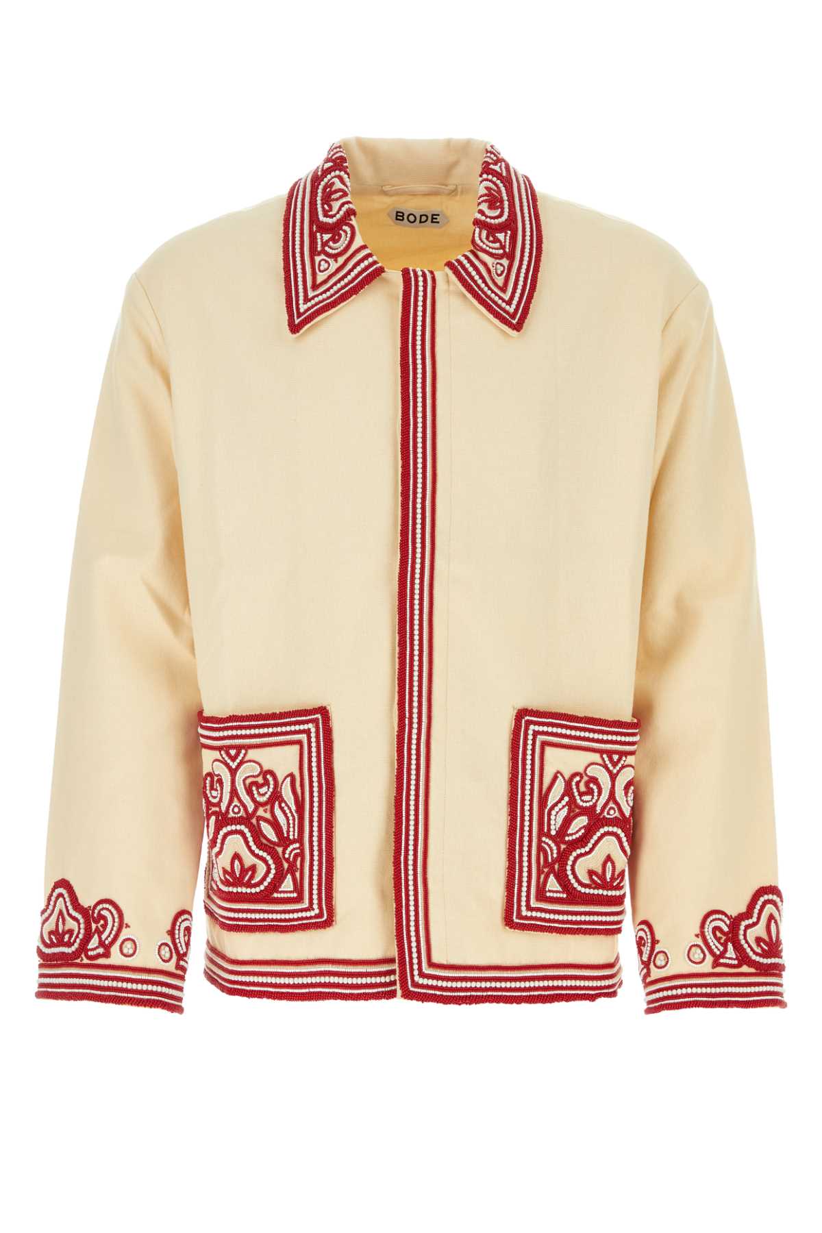 보디 플로라 비즈 디테일 자켓