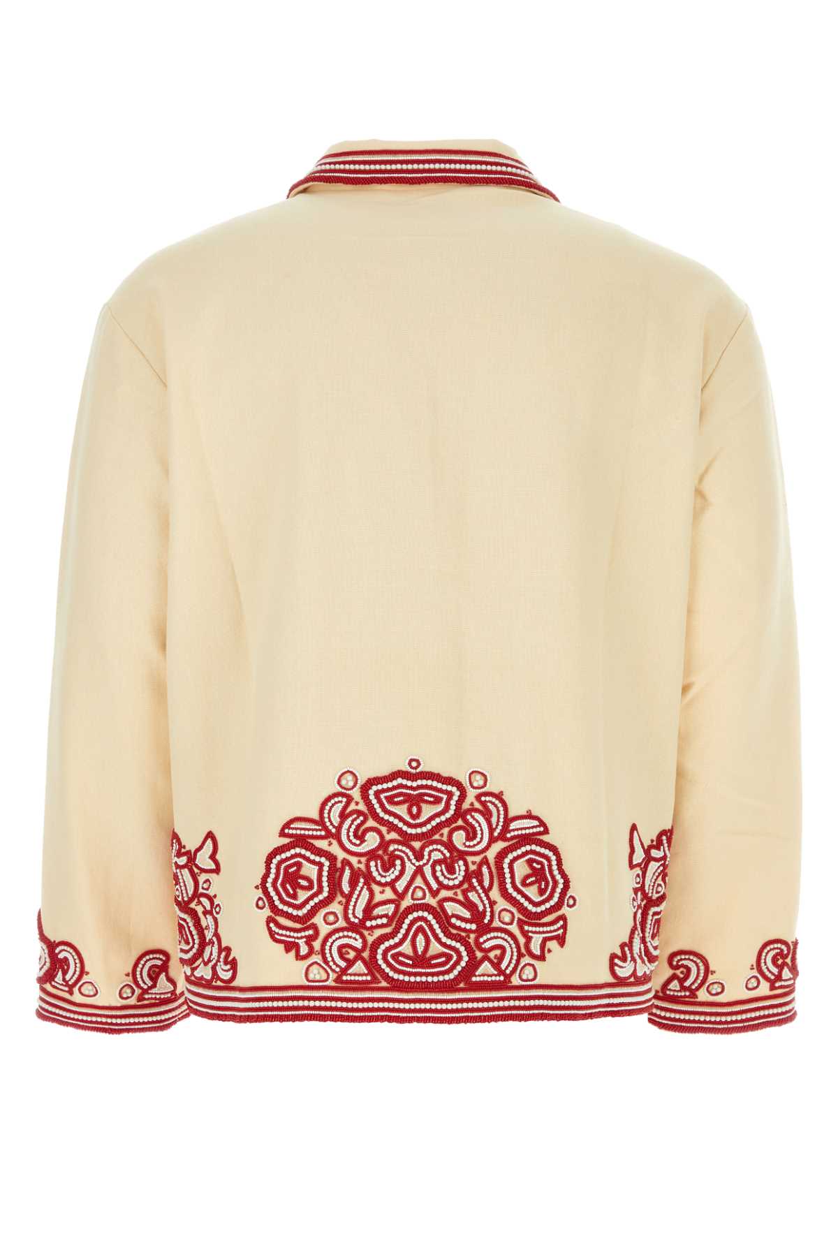 보디 플로라 비즈 디테일 자켓