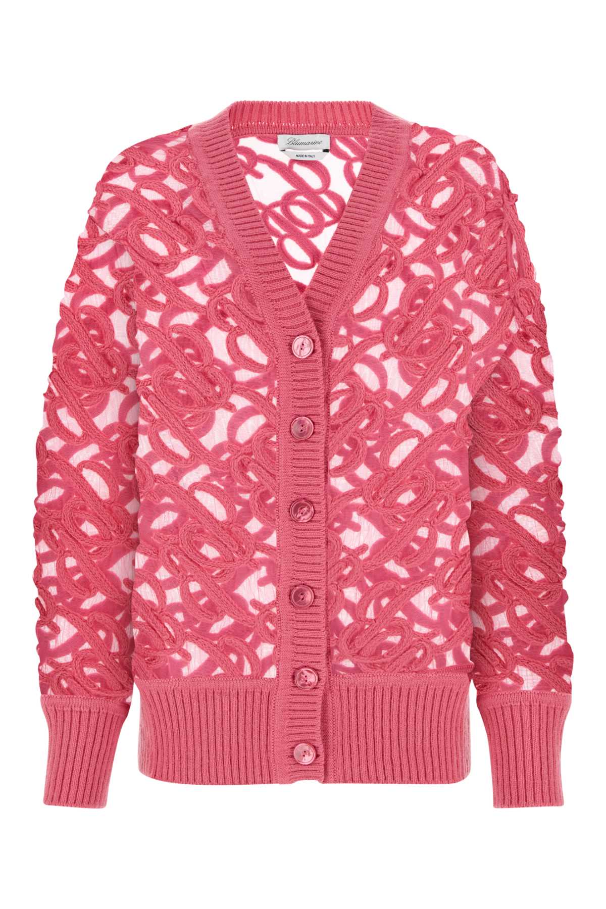 블루마린 메시 오버사이즈 가디건