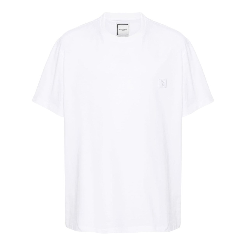 우영미 로고 반팔 티셔츠