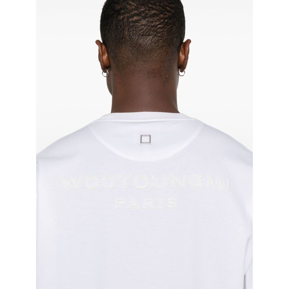 우영미 로고 반팔 티셔츠