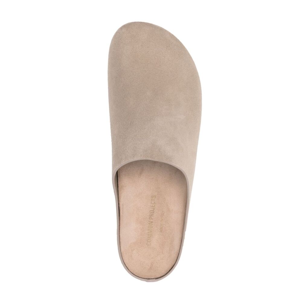 커먼프로젝트 스웨이드 라운드 토 슬리퍼