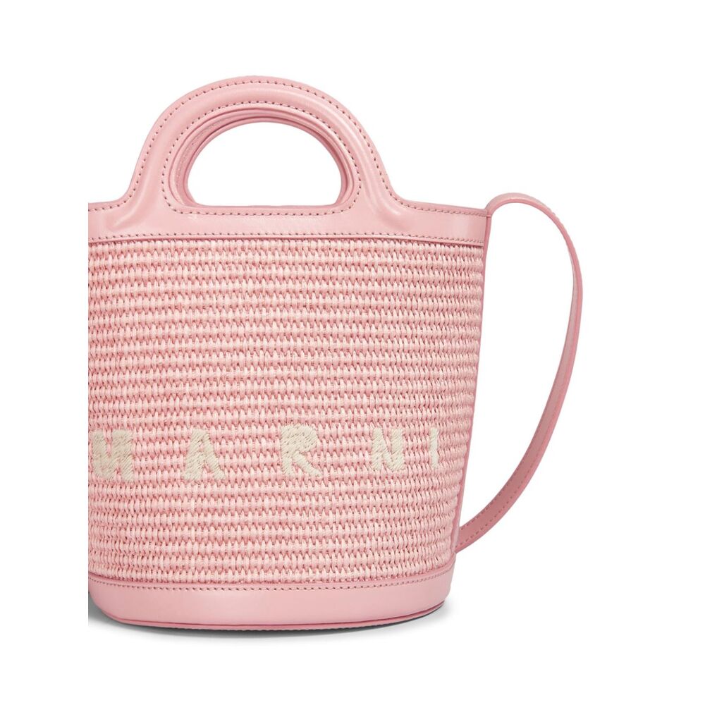 마르니 트로피칼리아 라탄 버킷백