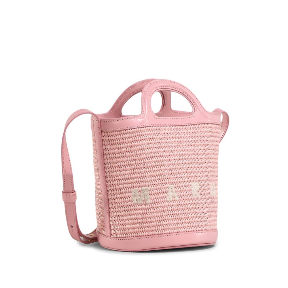 마르니 트로피칼리아 라탄 버킷백