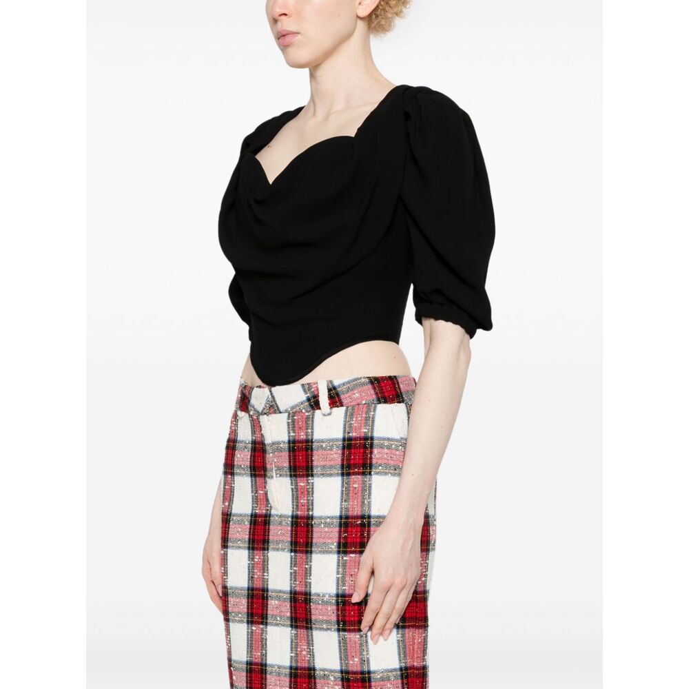 비비안 웨스트우드 로고 블라우스