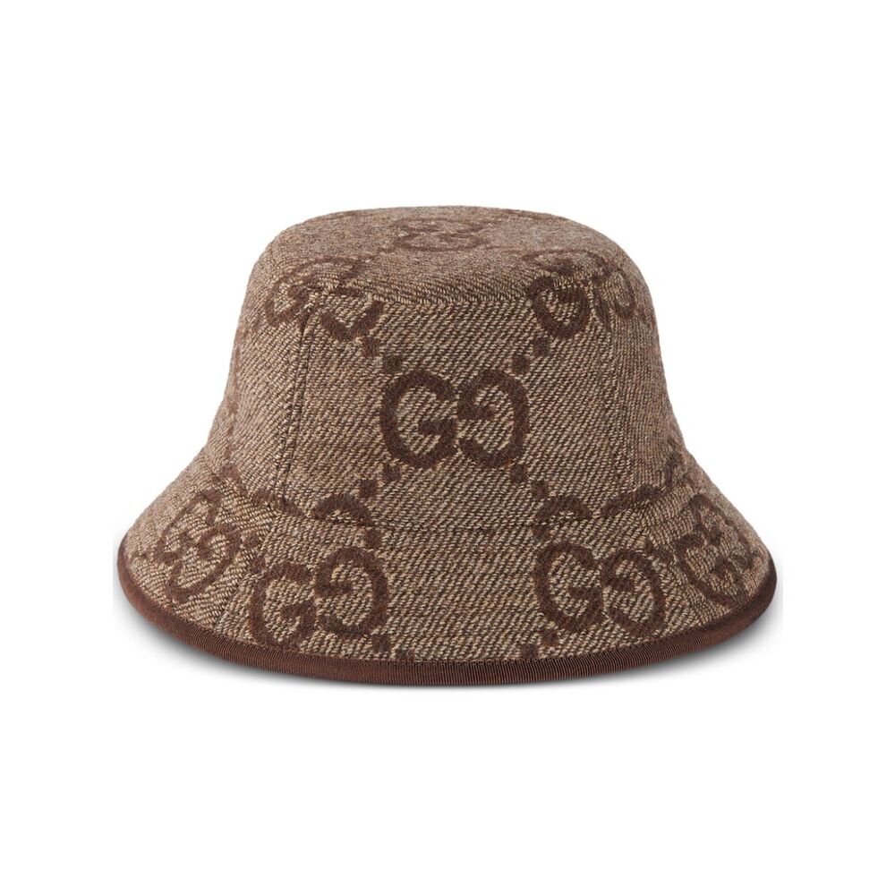 구찌 점보 GG 캔버스 버킷 햇