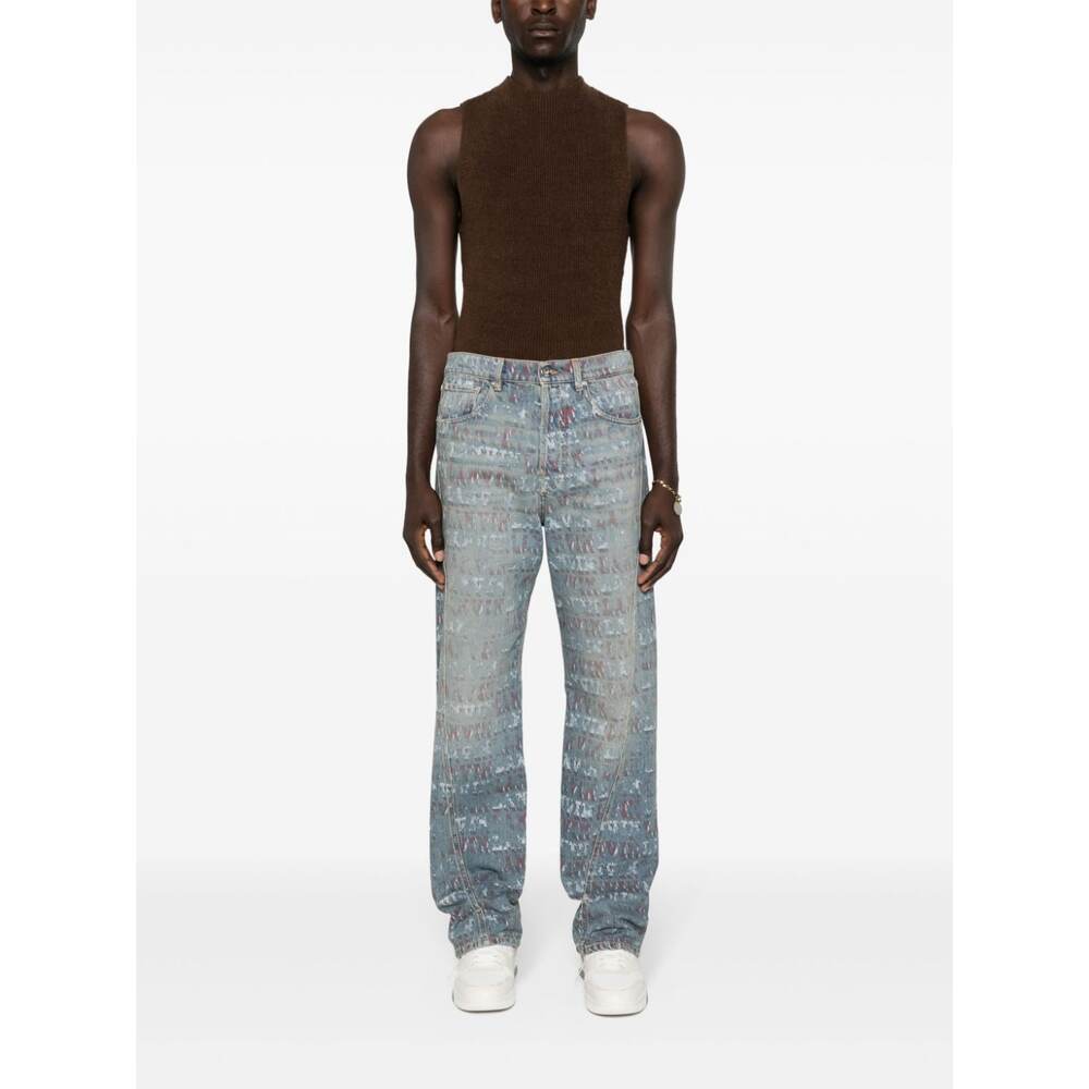 랑방 코튼 워싱 데님 팬츠