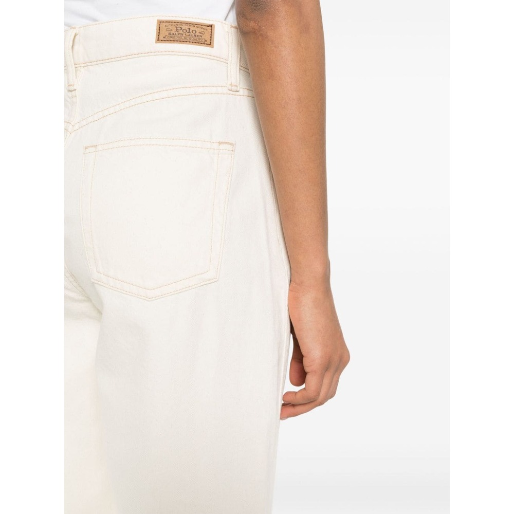 폴로 랄프로렌 크림 데님 팬츠