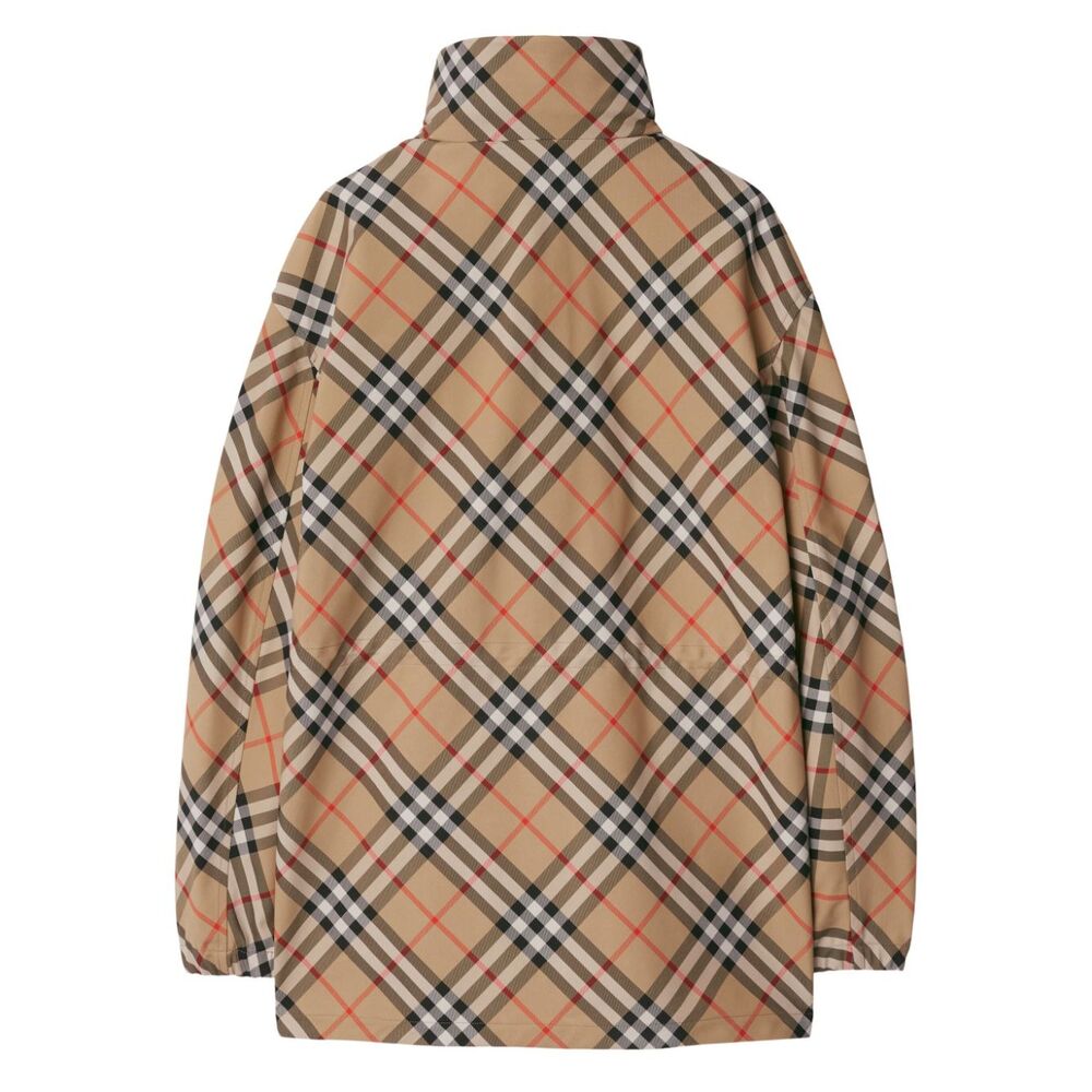 버버리 체크 패턴 재킷