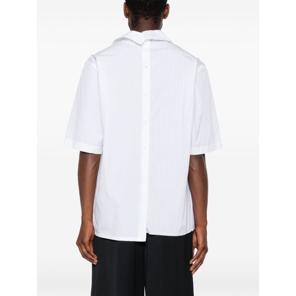 랑방 비대칭 코튼 셔츠