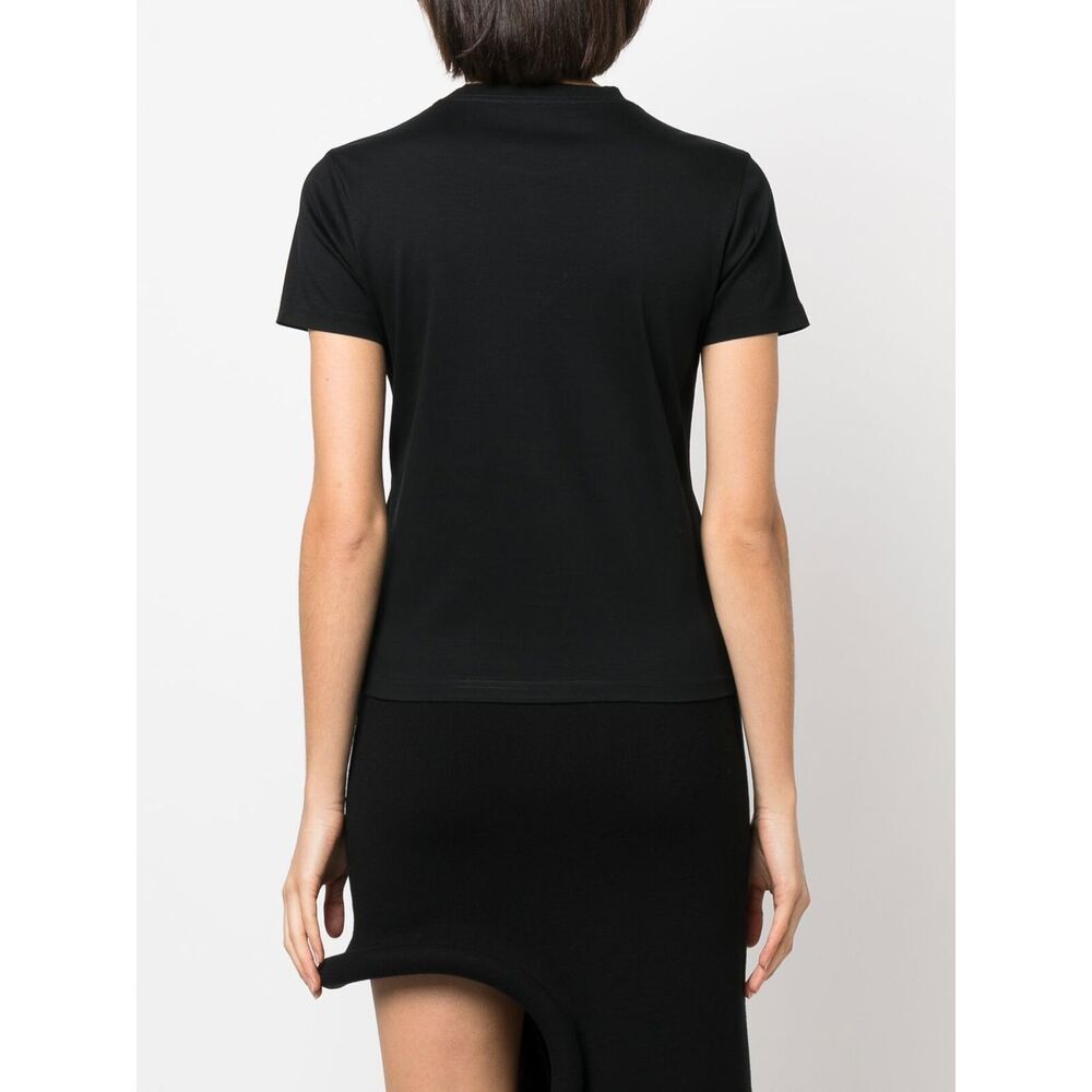 랑방 로고 레터링 코튼 티셔츠