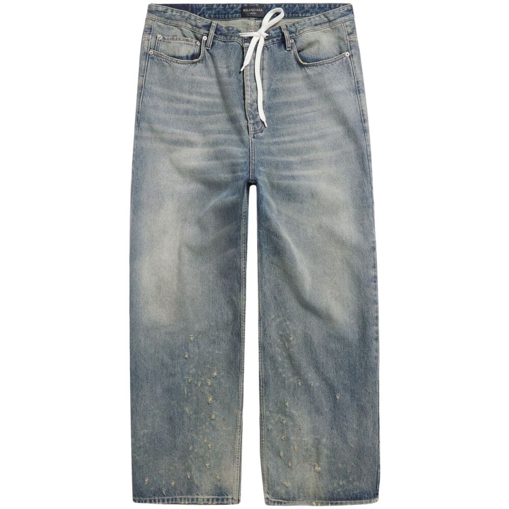 발렌시아가 코튼 데님 팬츠