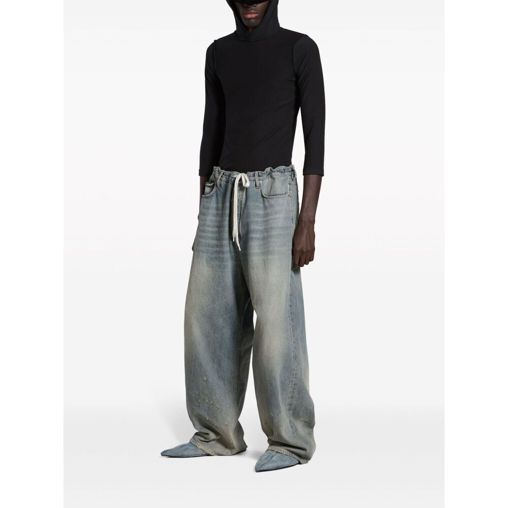 발렌시아가 코튼 데님 팬츠