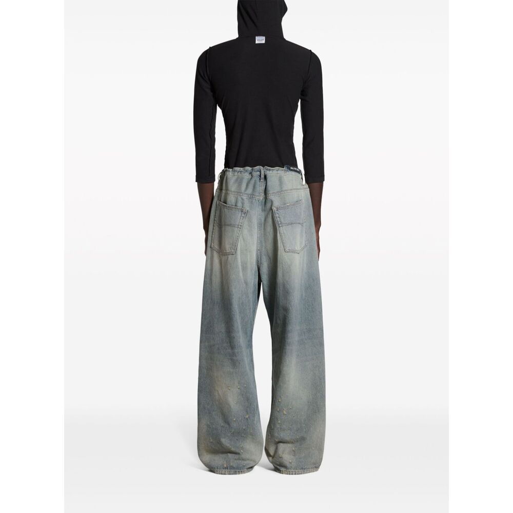 발렌시아가 코튼 데님 팬츠