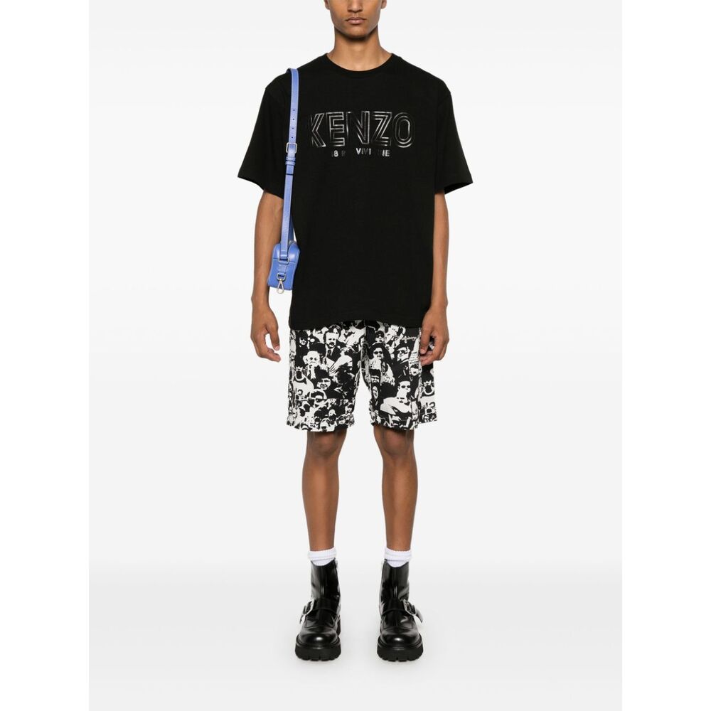 겐조 로고 테이프 티셔츠