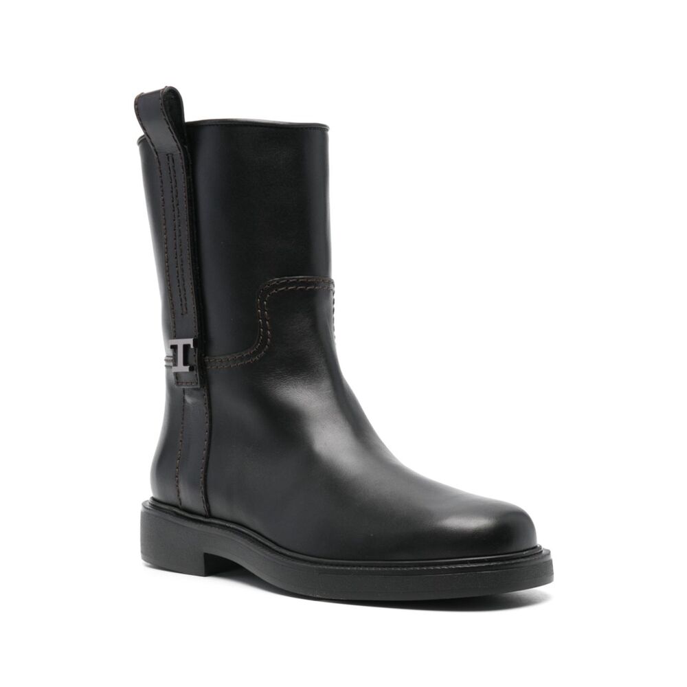 토즈 가죽 앵클 부츠