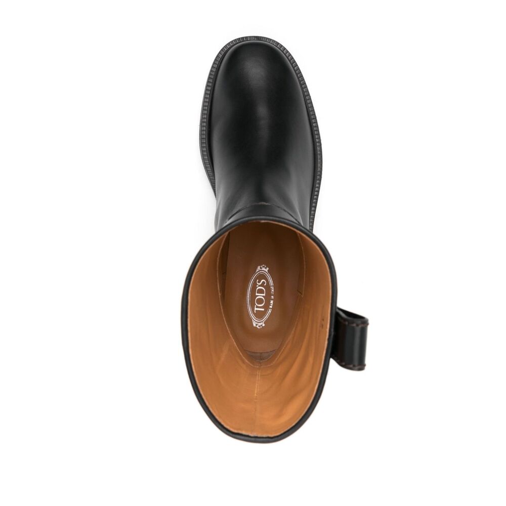 토즈 가죽 앵클 부츠