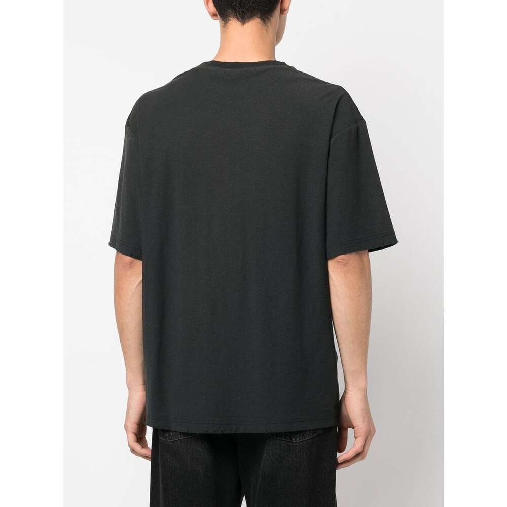 아크네 로고 프린트 티셔츠