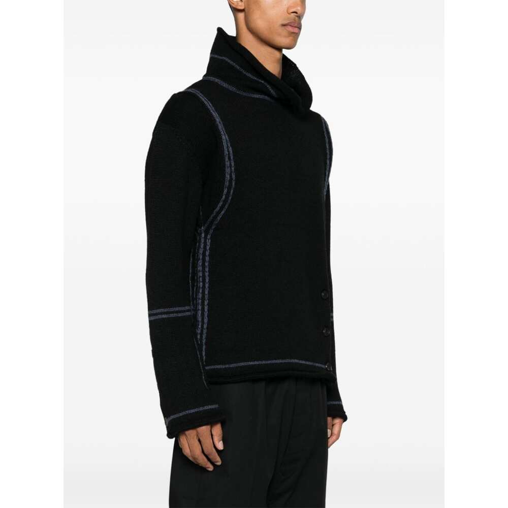 키코 코스타디노브 콘트라스트 트리밍 니트