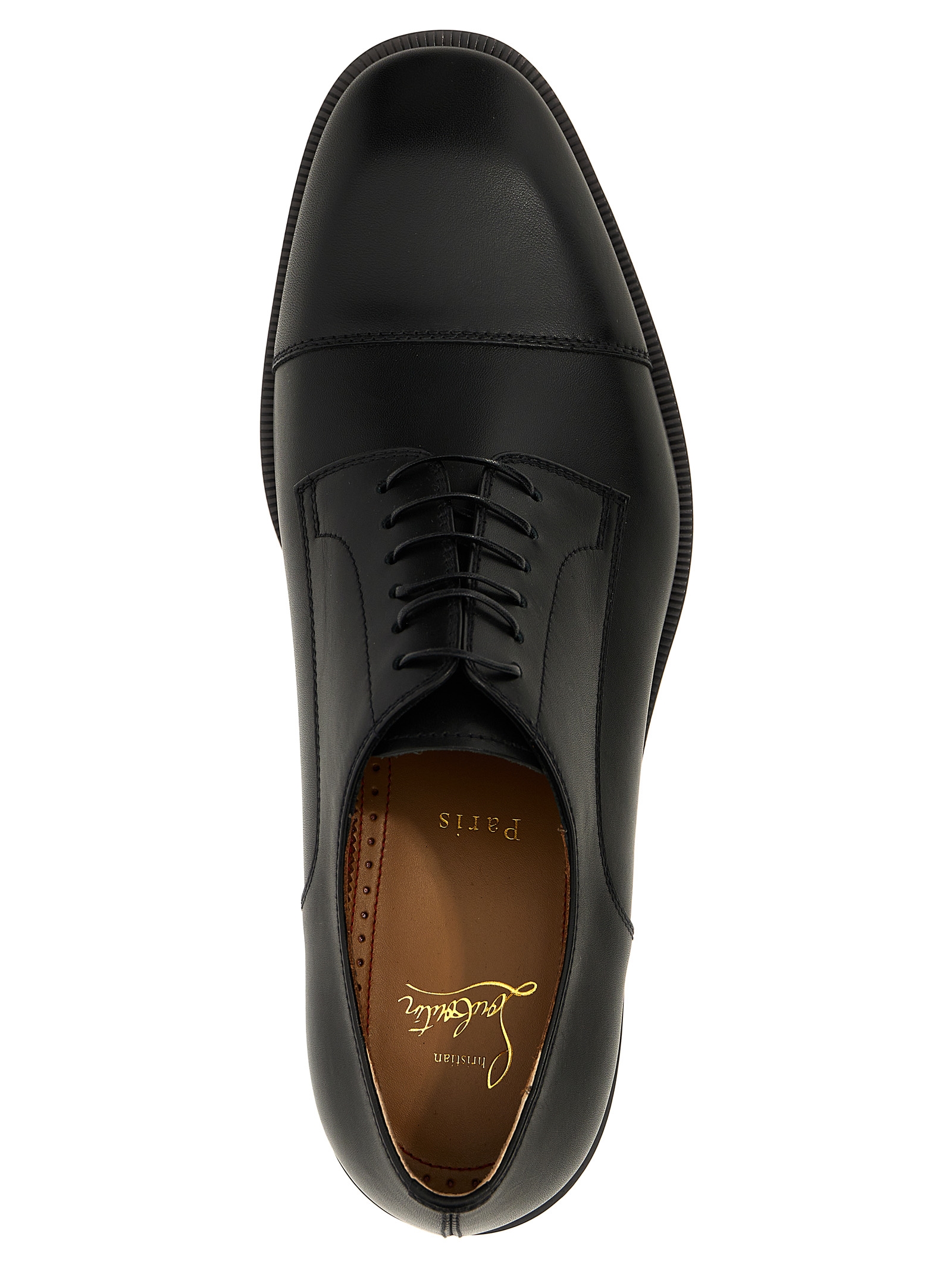 크리스찬루부탱 레이스 업 더비슈즈