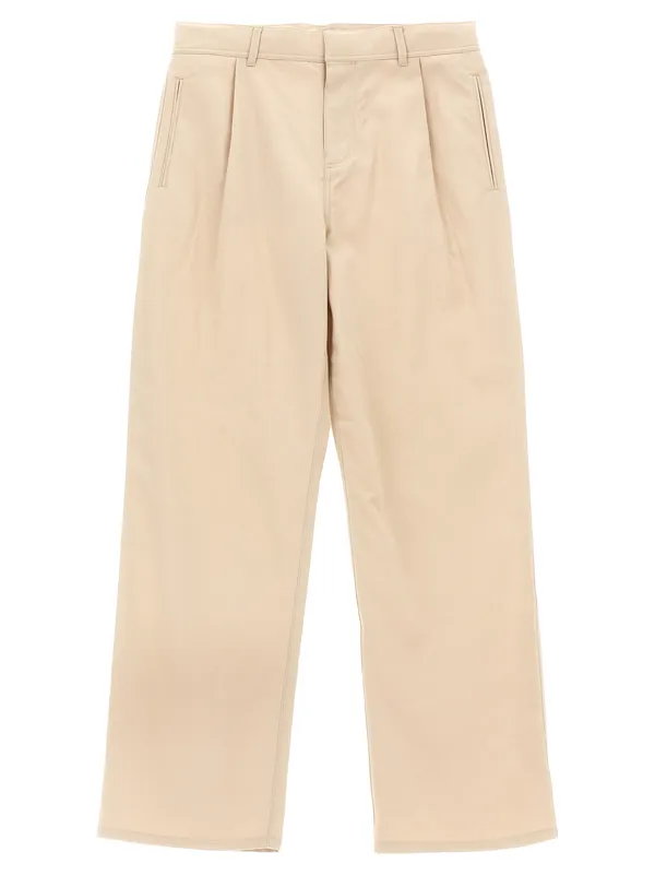 버버리 로고 자수 바지