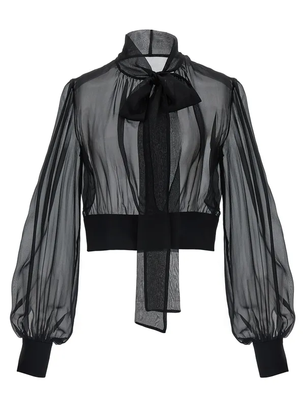 돌체앤가바나 홀터넥 블라우스