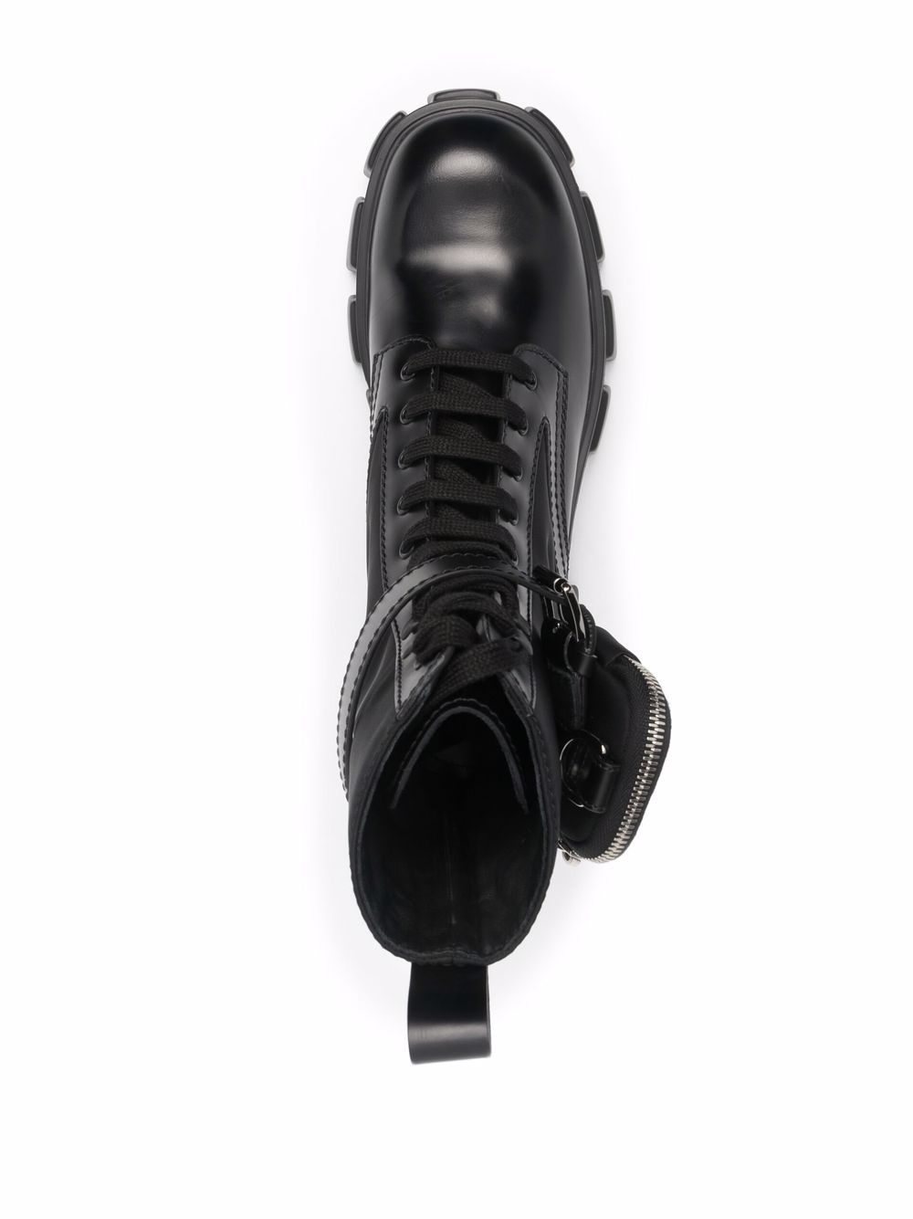 프라다 청키 솔 앵클 부츠