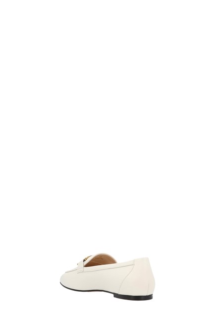 토즈 로고 레더 로퍼