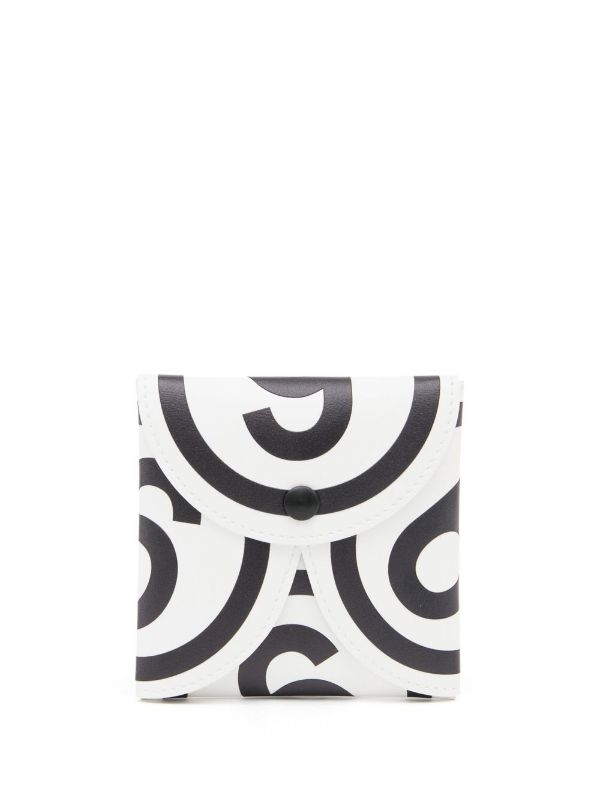 MM6 메종 마르지엘라 로고 프린트 동전 지갑