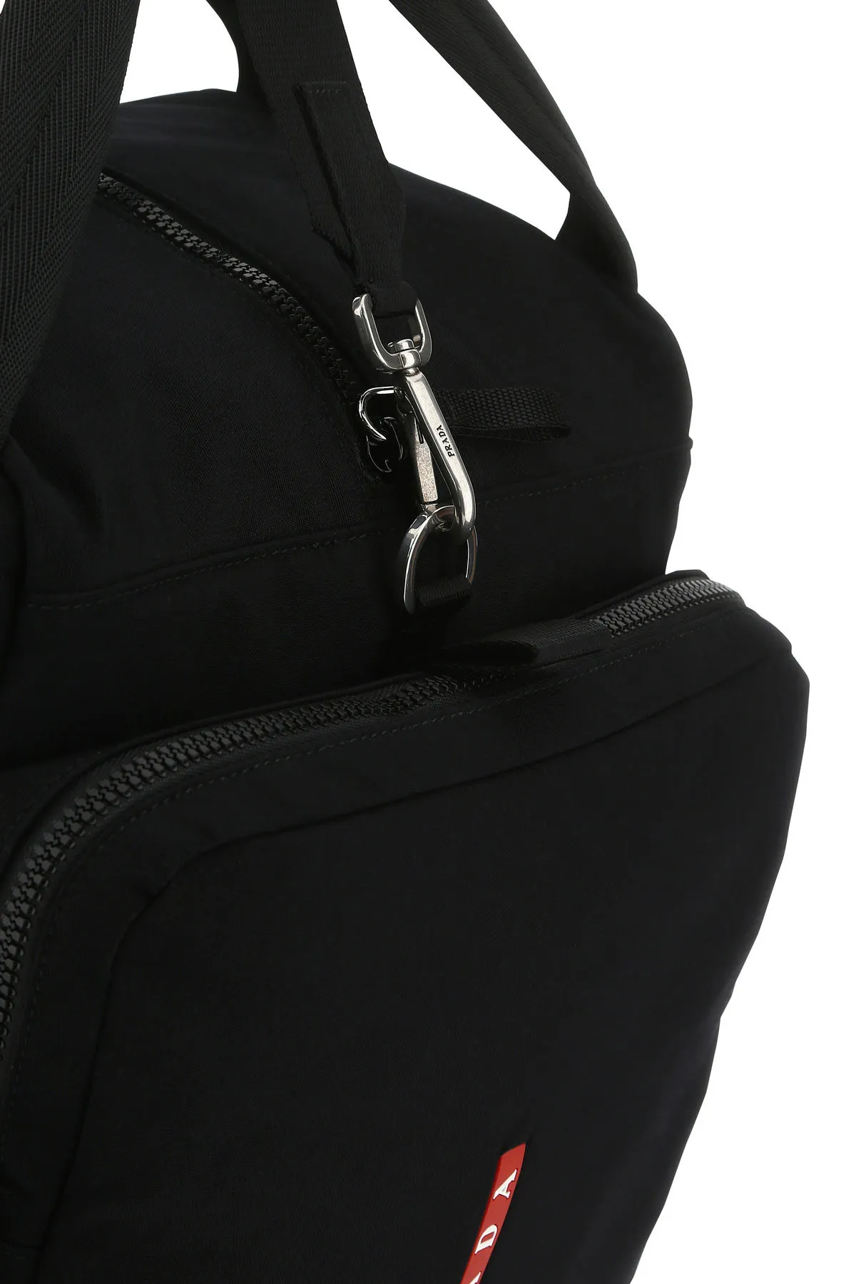 프라다 캔버스 트레블 백