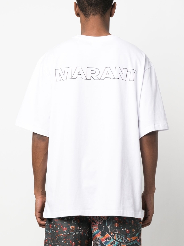 이자벨마랑 로고 프린트 티셔츠